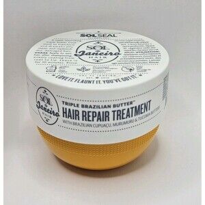 Sol De Janeiro Triple Brazilian Butter Hair Repair Treatment Mask 8 Fl oz No Box